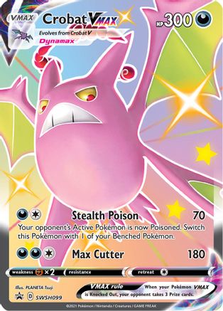 Crobat VMAX - SWSH099 SWSH099/307 - SWSH Sword & Shield Promo Cards Holofoil