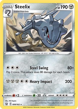 Steelix 99/163 - SWSH05 Battle Styles Holofoil
