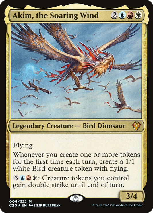 Akim, the Soaring Wind (C20-006) - Commander 2020 Foil
