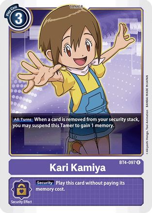 Kari Kamiya (BT4-097) - Great Legend