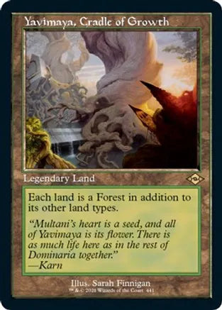 Yavimaya, Cradle of Growth Retro-frame Foil