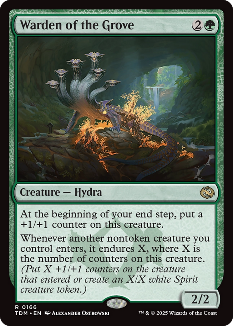Warden of the Grove (TDM-166) - Tarkir: Dragonstorm Foil