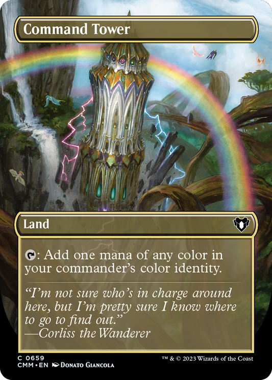 Command Tower Borderless Foil