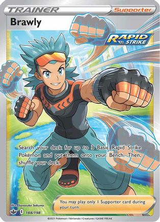 Brawly (Full Art) 188/198 - SWSH06 Chilling Reign Holofoil