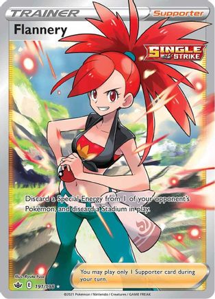Flannery (Full Art) 191/198 - SWSH06 Chilling Reign Holofoil