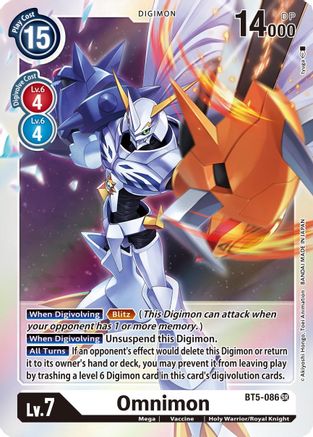 Omnimon (BT5-086) - Battle of Omni Foil