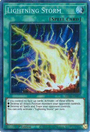 Lightning Storm (CR) (KICO-EN057) - King's Court 1st Edition