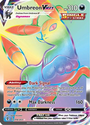 Umbreon VMAX Rainbow Rare