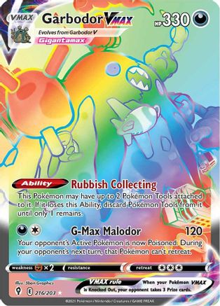 Garbodor VMAX Rainbow Rare