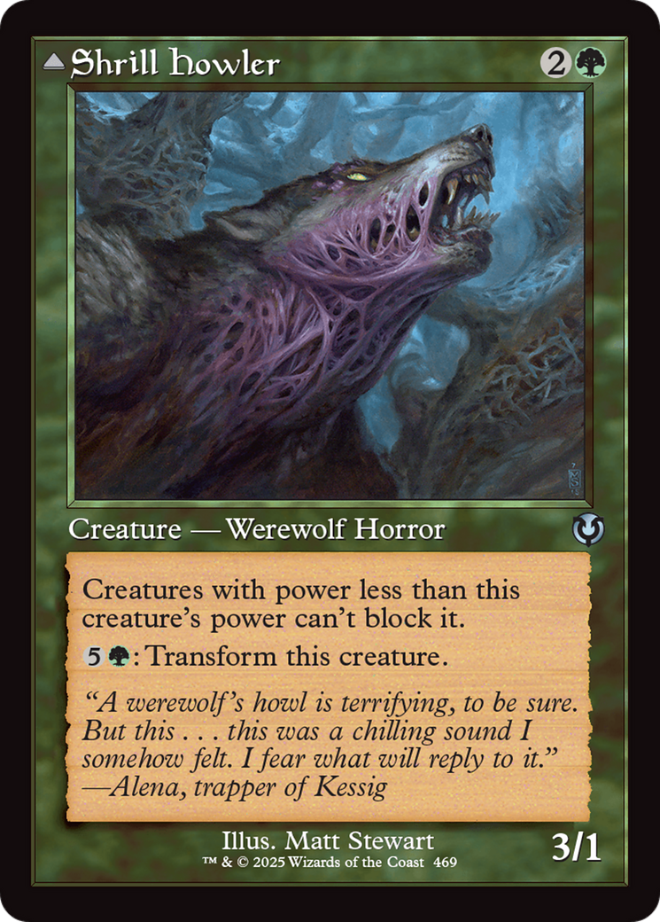 Shrill Howler (Retro Frame) (-469) - Innistrad Remastered Foil