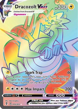 Dracozolt VMAX Rainbow Rare