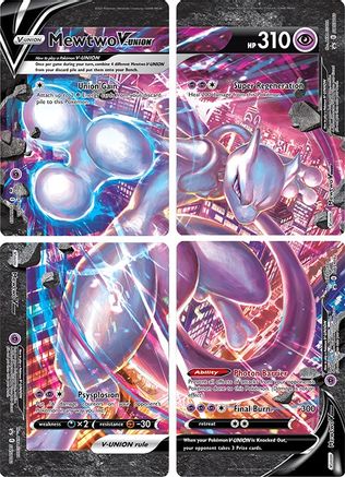 Mewtwo V-UNION Set of 4