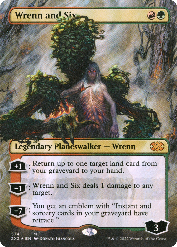 Wrenn and Six (2X2-574) - Double Masters 2022 (Borderless) Foil