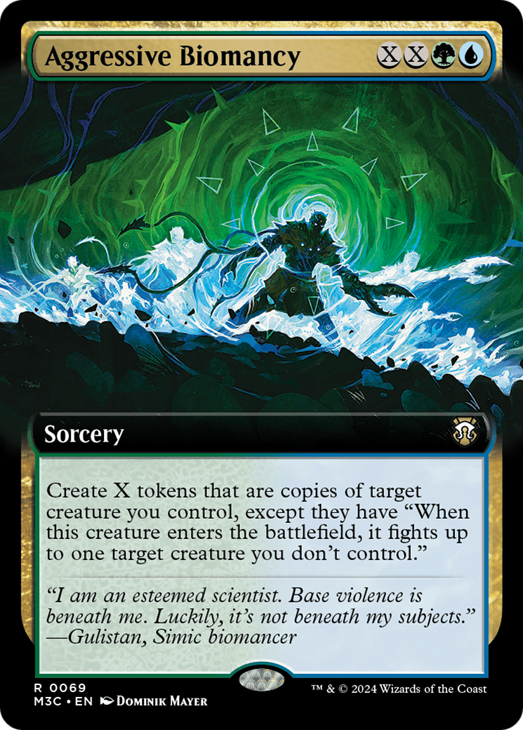 Aggressive Biomancy (M3C-069) - Modern Horizons 3 Commander: (Extended Art)