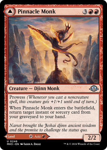 Pinnacle Monk (MH3-246) - Modern Horizons 3 Foil