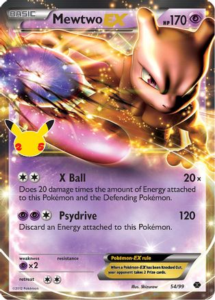 Mewtwo EX Celebrations