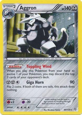 Aggron - 80/124 (Cosmos Holo) 80 - Blister Exclusives Holofoil