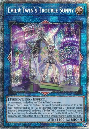 Evil Twin's Trouble Sunny (Starlight Rare) (BODE-EN051) - Burst of Destiny 1st Edition