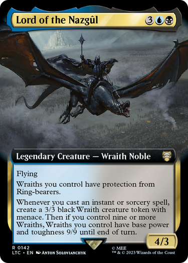 Lord of the Nazgul (Extended Art) (LTC-142) - Tales of Middle-earth Commander: (Extended Art) Foil