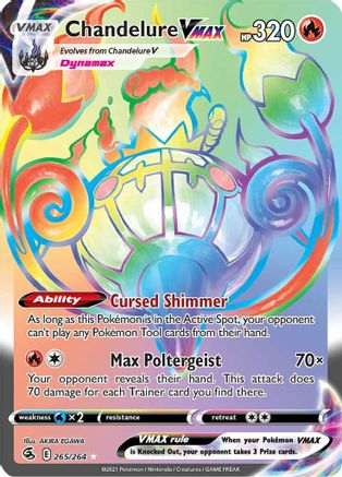 Chandelure VMAX Rainbow Rare