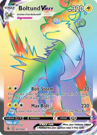 Boltund VMAX Rainbow Rare