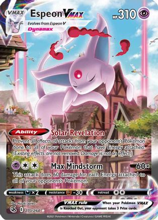 Espeon VMAX 270/264 - Fusion Strike Holofoil