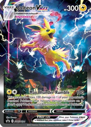 Jolteon VMAX - SWSH184 SWSH184/307 - SWSH Sword & Shield Promo Cards Holofoil