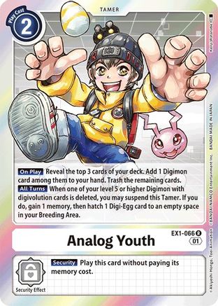 Analog Youth (EX1-066) - Classic Collection Foil