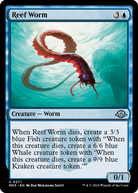 Reef Worm (MH3-271) - Modern Horizons 3 Foil