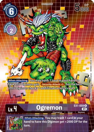 Ogremon (Alternate Art) (EX1-059) - Classic Collection Foil