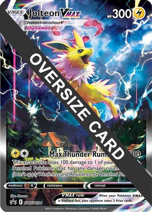 Jolteon VMAX Alt Art Promo JUMBO Card