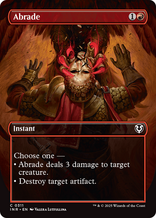 Abrade (Borderless) (-311) - Innistrad Remastered