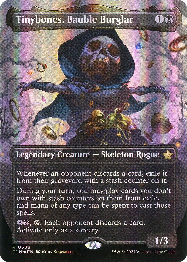 Tinybones, Bauble Burglar (FDN-388) - Foundations (Borderless) Foil