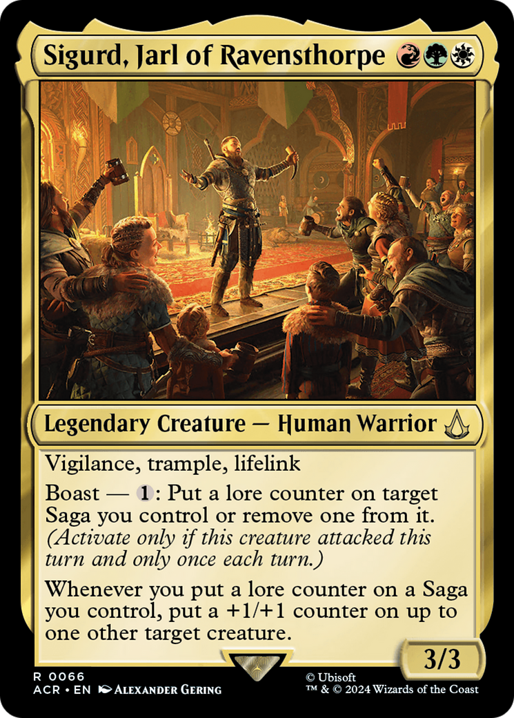Sigurd, Jarl of Ravensthorpe (ACR-066) - Assassin's Creed Foil