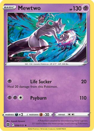 Mewtwo 56/172 - SWSH09 Brilliant Stars