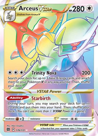 Arceus VSTAR Rainbow Rare