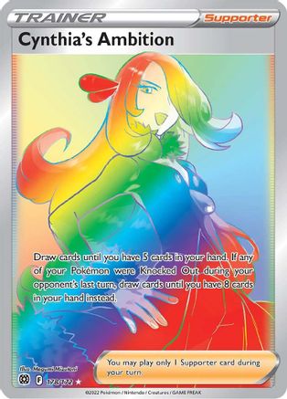 Cynthia's Ambition Rainbow Rare FA