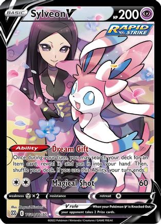 Sylveon V TG14/30 - SWSH09 Brilliant Stars Trainer Gallery Holofoil