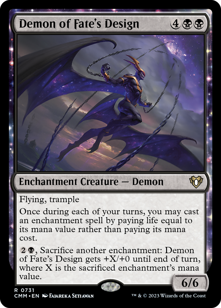 Demon of Fate's Design (CMM-731) - Commander Masters: (nyxtouched)