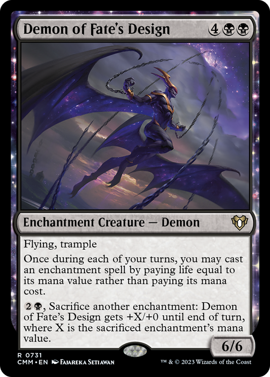 Demon of Fate's Design (CMM-731) - Commander Masters: (nyxtouched)