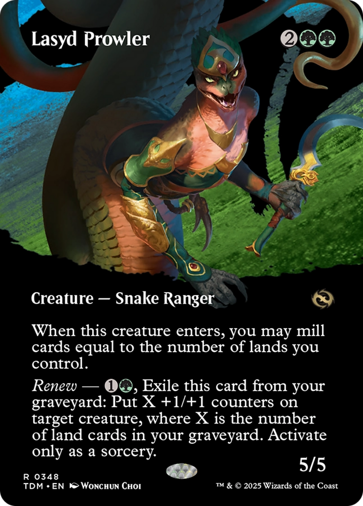 Lasyd Prowler (TDM-348) - Tarkir: Dragonstorm: (Showcase) (Borderless) Foil