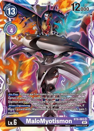 MaloMyotismon (BT8-083) - New Awakening Foil