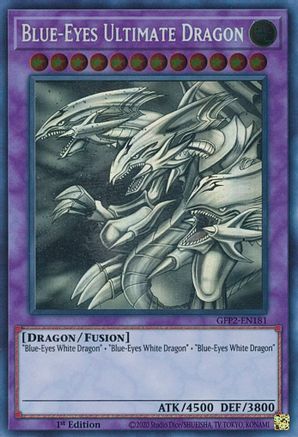 Blue-Eyes Ultimate Dragon Ghost Rare