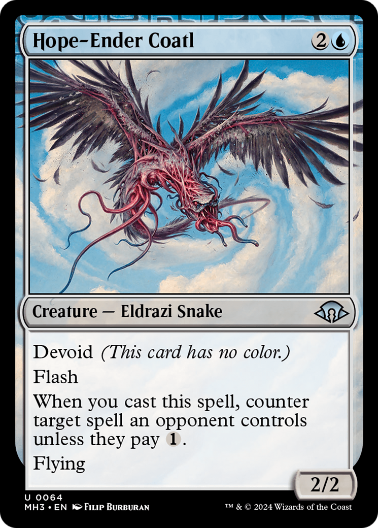 Hope-Ender Coatl (MH3-064) - Modern Horizons 3 Foil