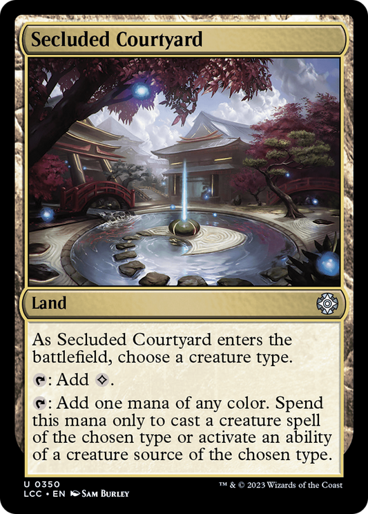 Secluded Courtyard (LCC-350) - The Lost Caverns of Ixalan Commander