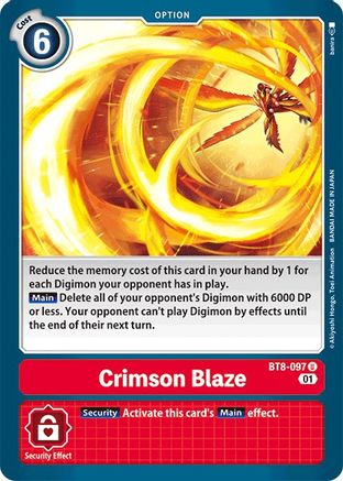 Crimson Blaze (BT8-097) - New Awakening