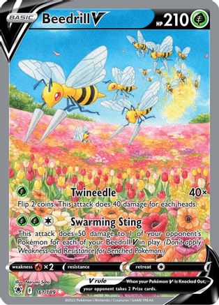 Beedrill V (Alternate Full Art) 161/189 - Astral Radiance Holofoil