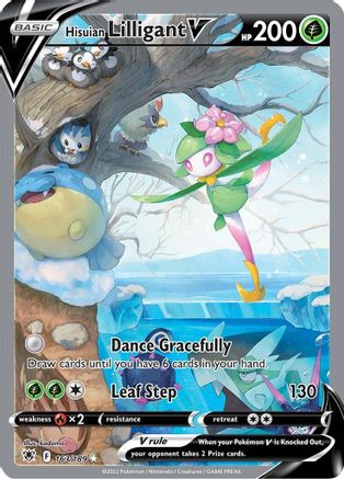 Hisuian Lilligant V (Alternate Full Art) 163/189 - SWSH10 Astral Radiance Holofoil