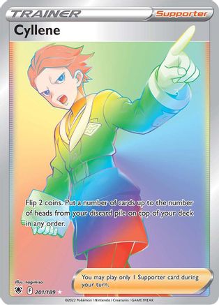 Cyllene (Secret) 201/189 - SWSH10 Astral Radiance Holofoil