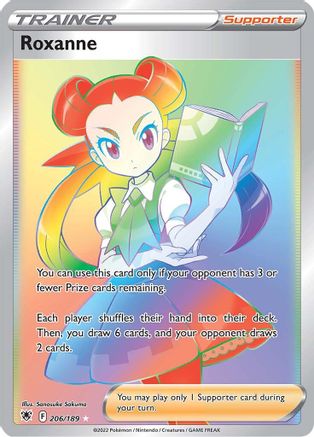 Roxanne (Secret) 206/189 - SWSH10 Astral Radiance Holofoil